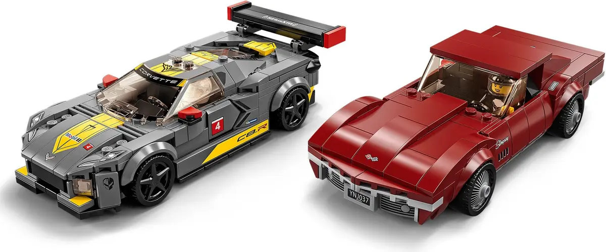 LEGO Speed Champions 76903 Chevrolet Corvette C8.R Race Car and 1968 Chevrolet Corvette set, image 5