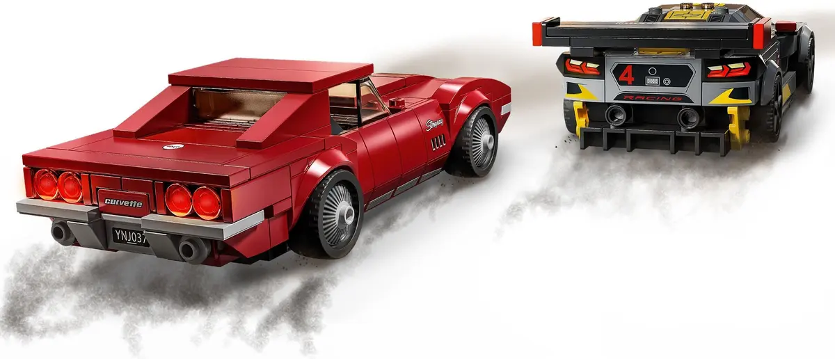 LEGO Speed Champions 76903 Chevrolet Corvette C8.R Race Car and 1968 Chevrolet Corvette set, image 6