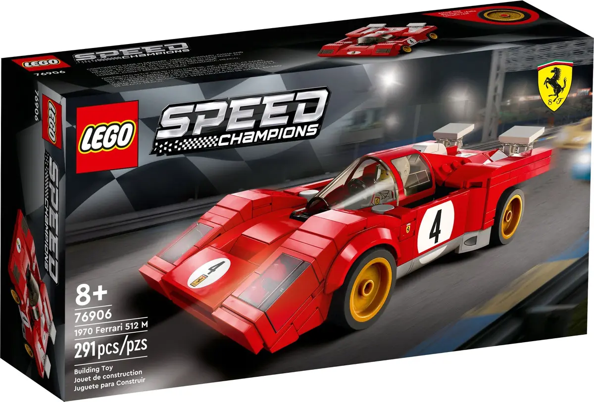 LEGO Speed Champions 76906 1970 Ferrari 512 M set, image 4