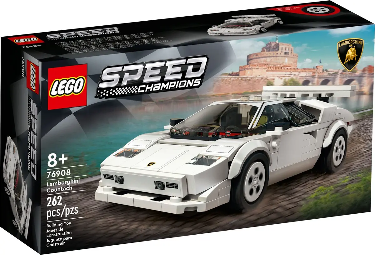 LEGO Speed Champions 76908 Lamborghini Countach set, image 4