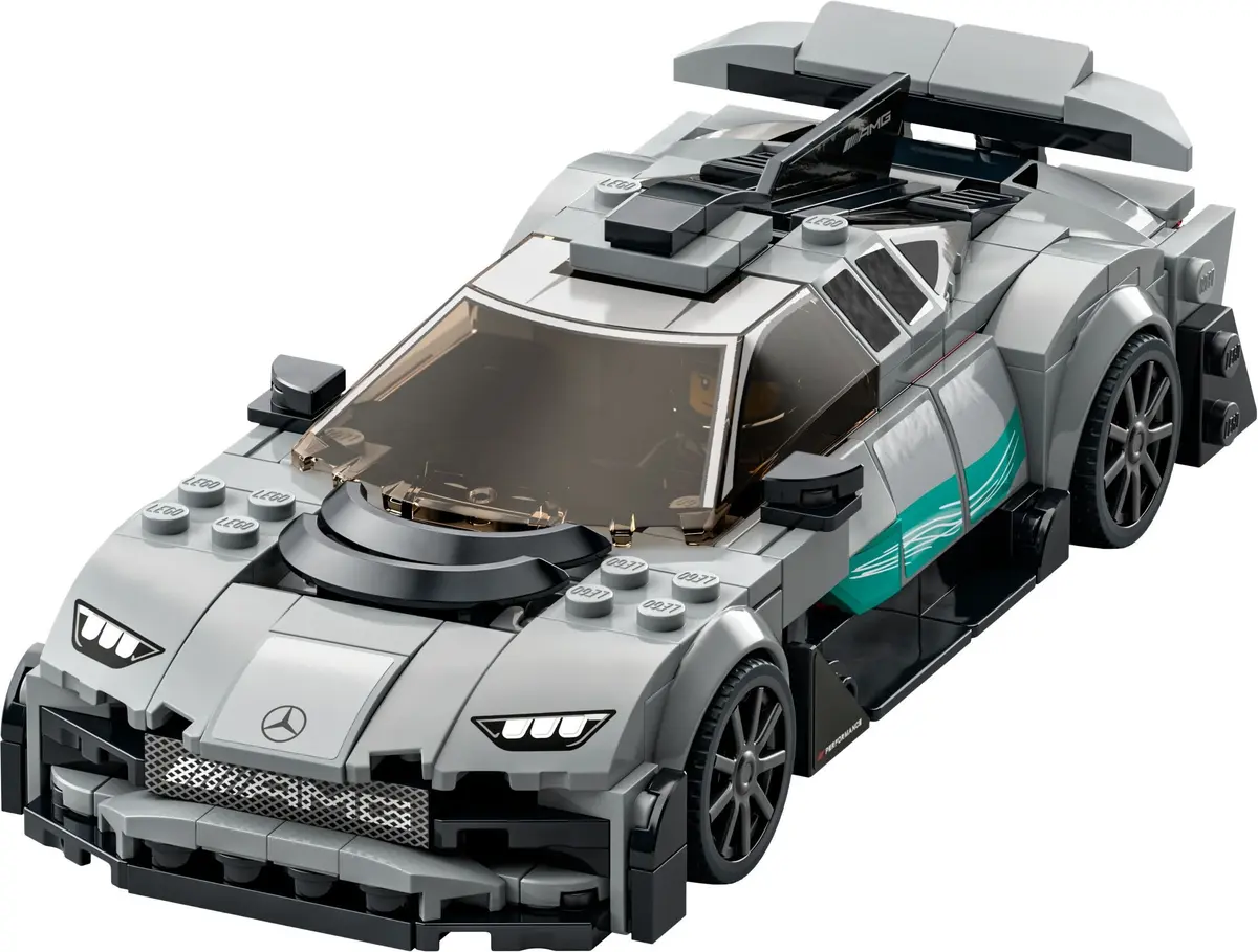 LEGO Speed Champions 76909 Mercedes-AMG F1 W12 E Performance & Mercedes-AMG Project One set, image 3