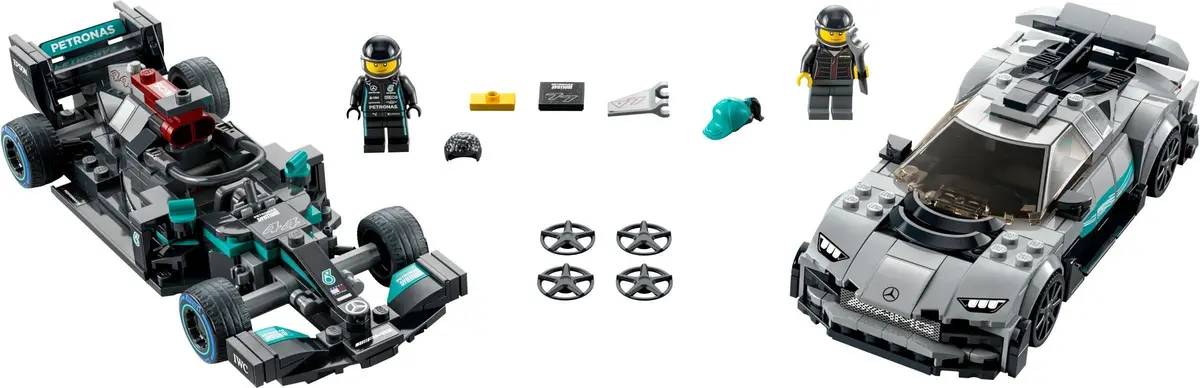 LEGO Speed Champions 76909 Mercedes-AMG F1 W12 E Performance & Mercedes-AMG Project One set