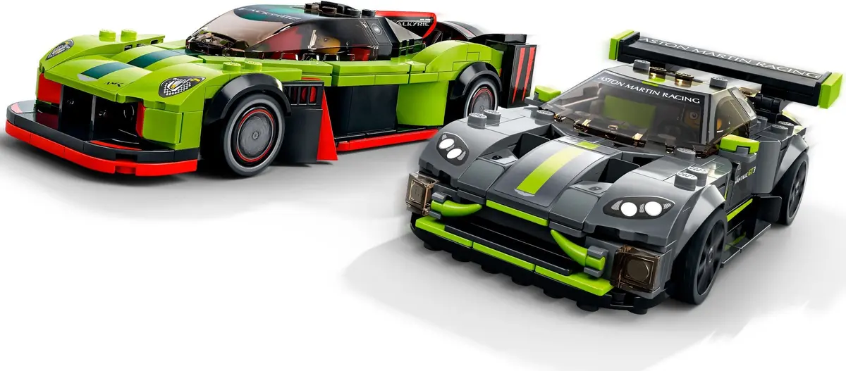 LEGO Speed Champions 76910 Aston Martin Valkyrie AMR Pro and Aston Martin Vantage GT3 set, image 6