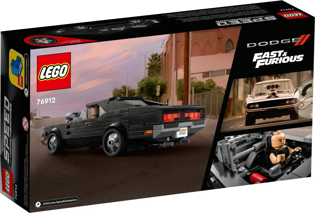LEGO Speed Champions 76912 Fast & Furious 1970 Dodge Charger R/T set, image 8
