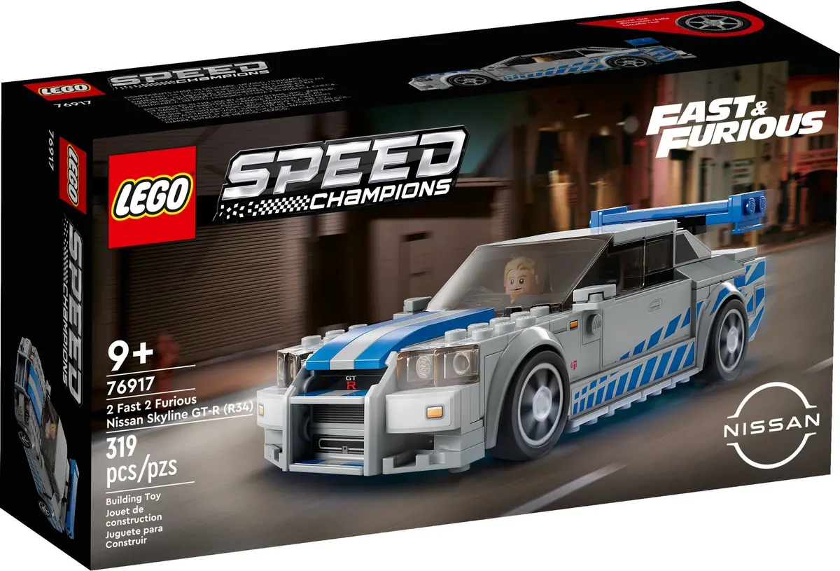 LEGO Speed Champions 76917 2 Fast 2 Furious Nissan Skyline GT-R (R34) set, image 2