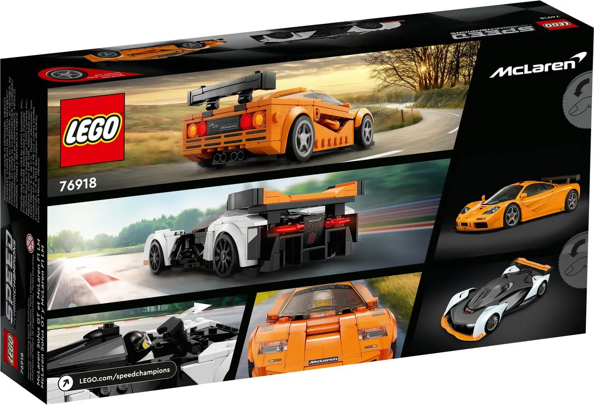 LEGO Speed Champions 76918 McLaren Solus GT & McLaren F1 LM set, image 9