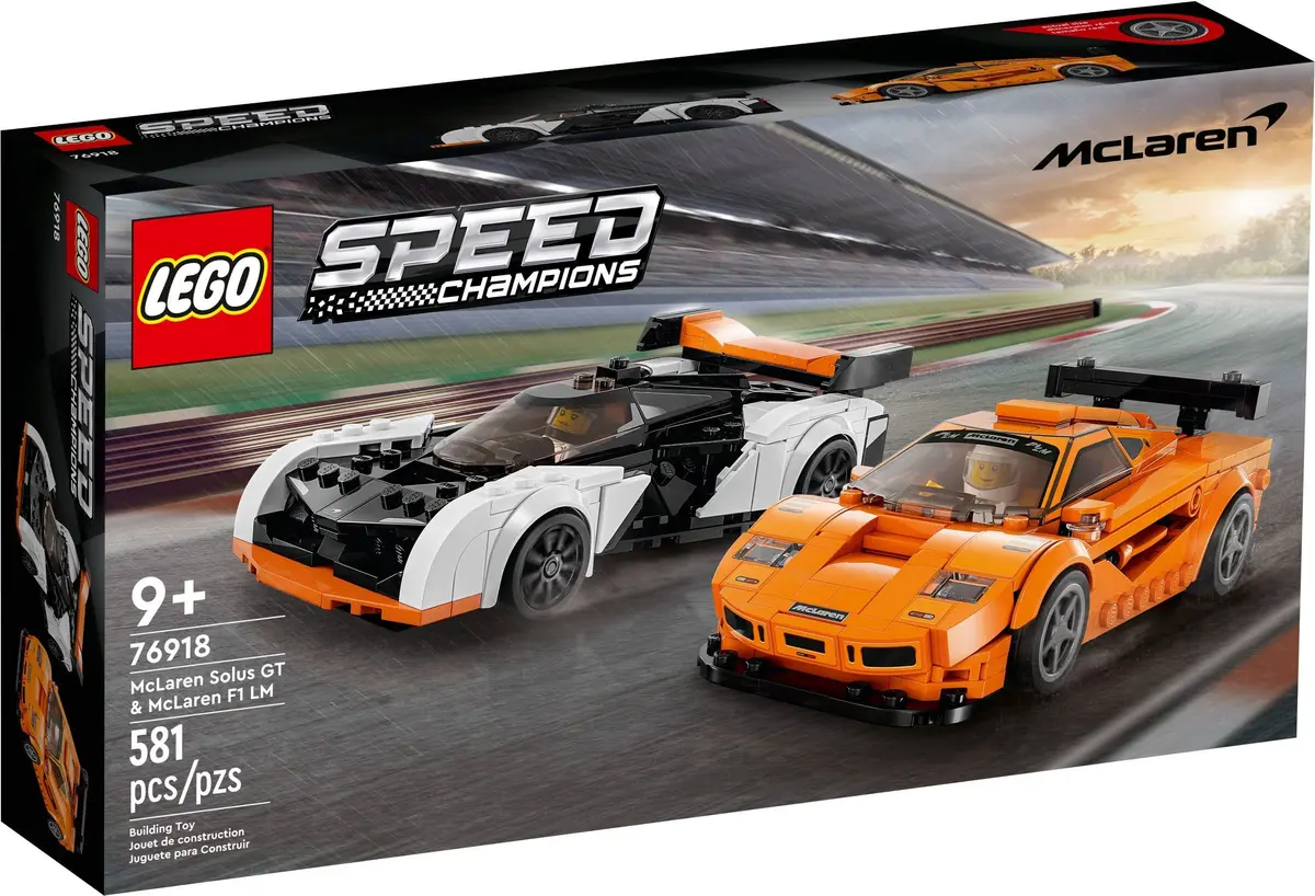 LEGO Speed Champions 76918 McLaren Solus GT & McLaren F1 LM set, image 2