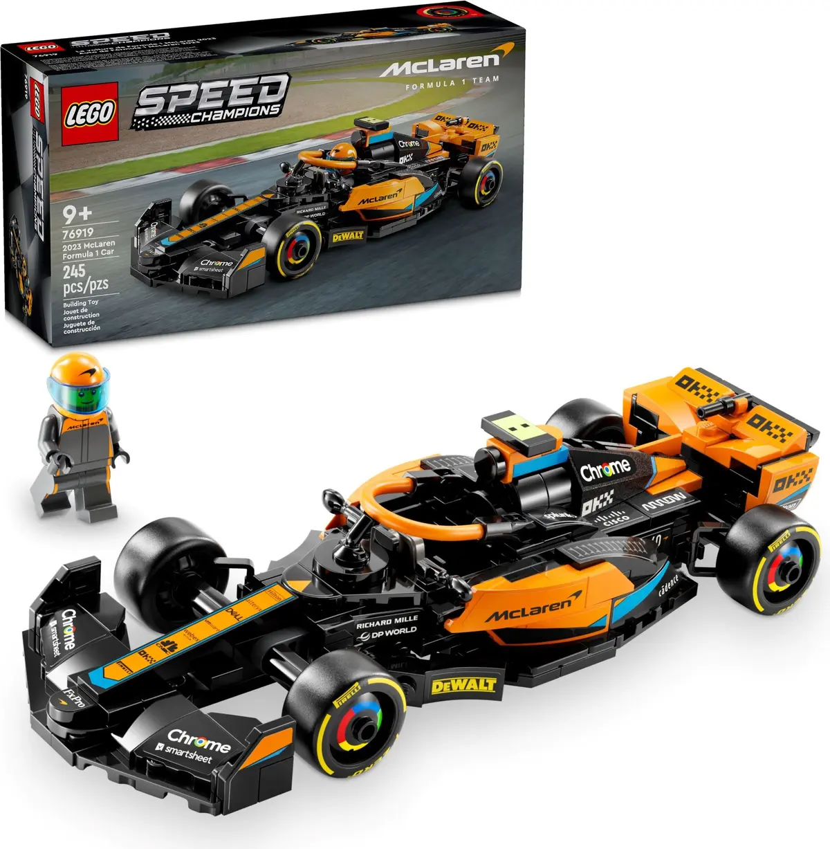 LEGO Speed Champions 76919 2023 McLaren Formula 1 Car set, image 2