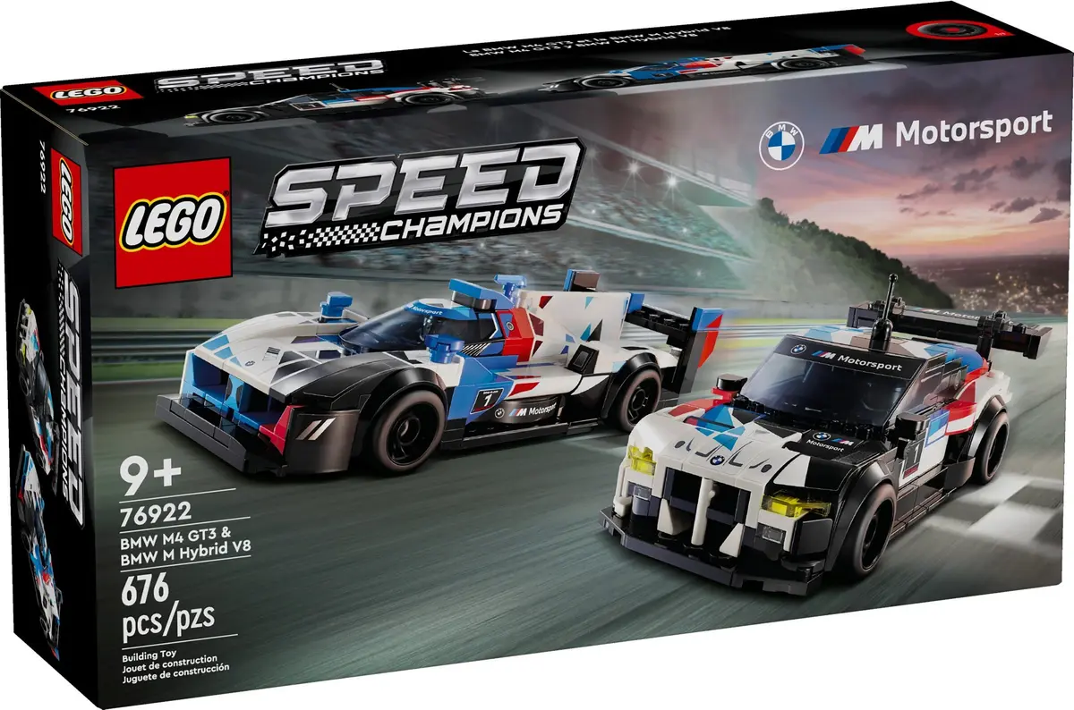 LEGO Speed Champions 76922 BMW M4 GT3 & BMW M Hybrid V8 set, image 2
