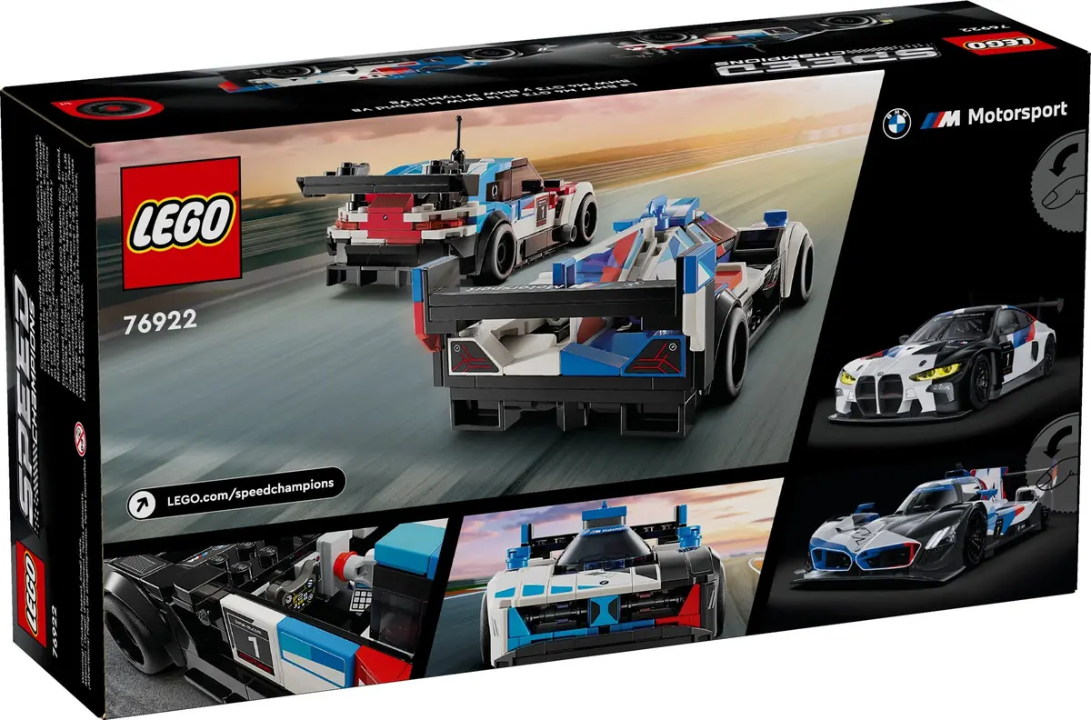 LEGO Speed Champions 76922 BMW M4 GT3 & BMW M Hybrid V8 set, image 3