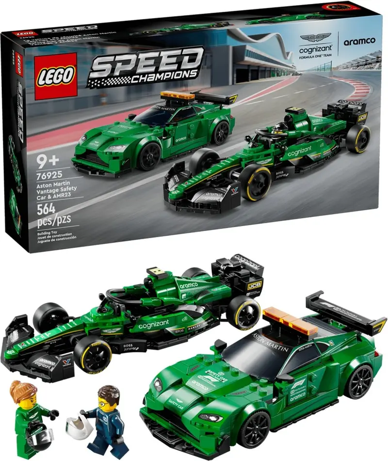 LEGO Speed Champions 76925 Aston Martin Vantage Safety Car & AMR23 set, image 8