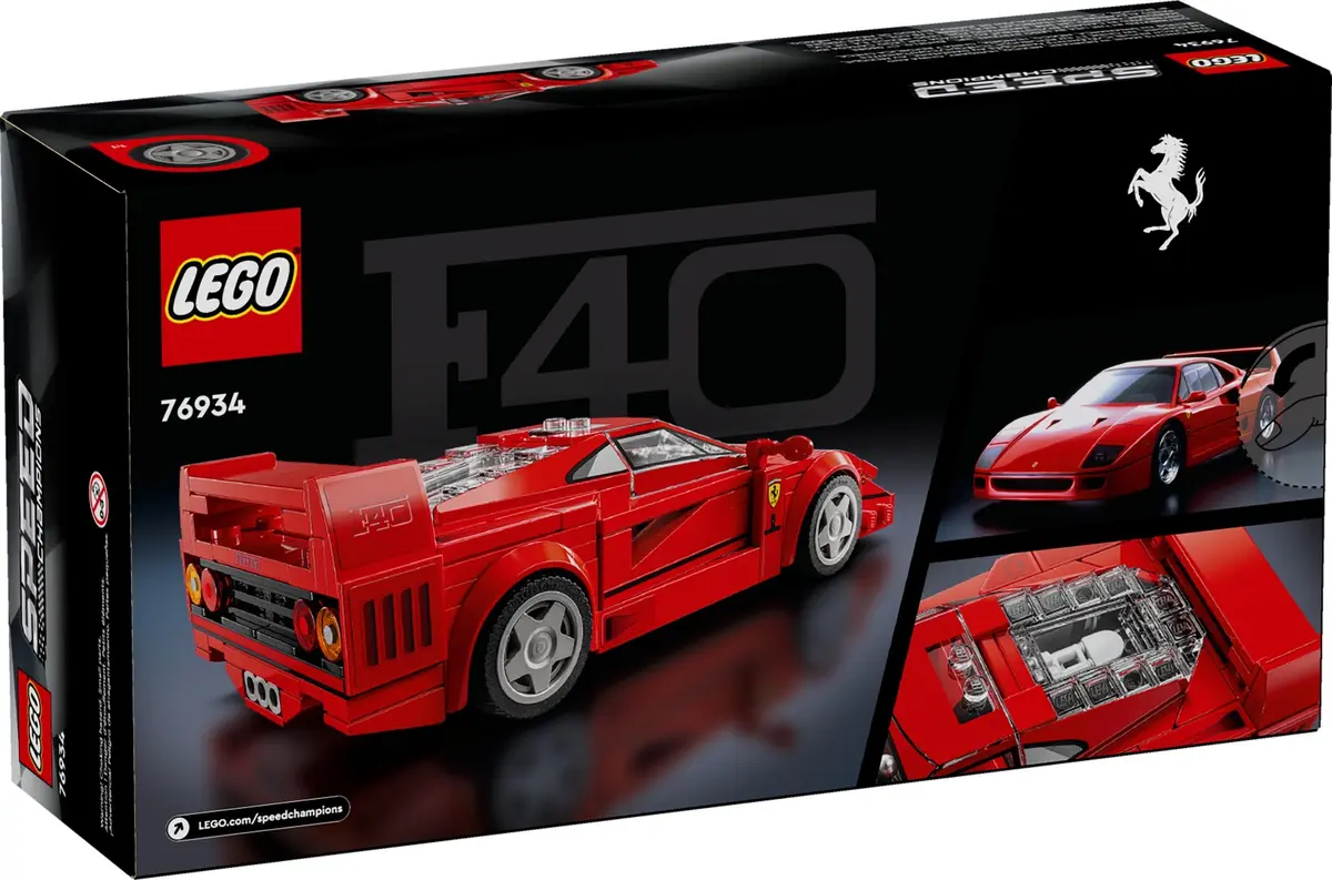 LEGO Speed Champions 76934 Ferrari F40 set, image 2