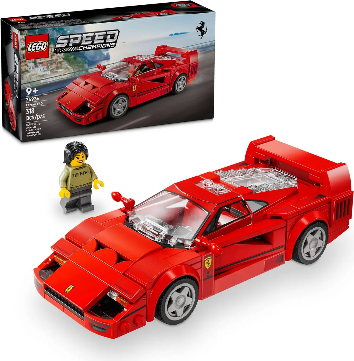 LEGO Speed Champions 76934 Ferrari F40 set, image 3