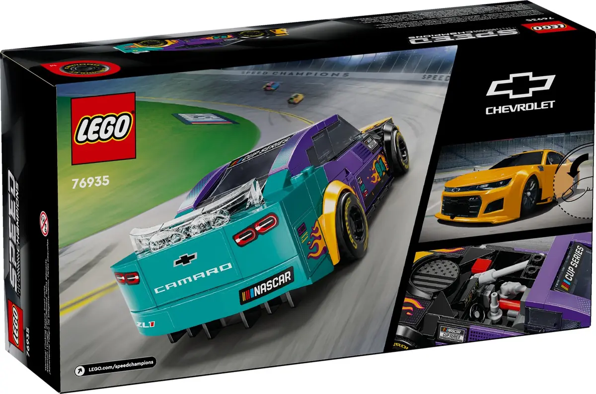 LEGO Speed Champions 76935 NASCAR Next Gen Chevrolet Camaro ZL1 set, image 2