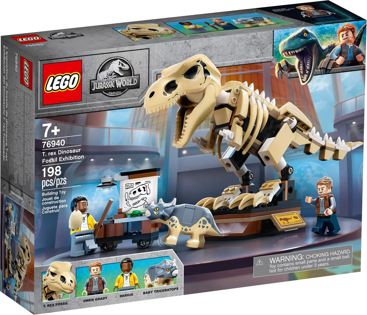 LEGO Jurassic World 76940 T. rex Dinosaur Fossil Exhibition set, image 2