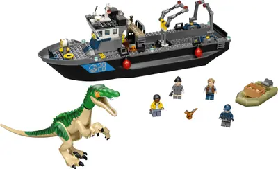 LEGO Jurassic World 76942 Baryonyx Dinosaur Boat Escape set
