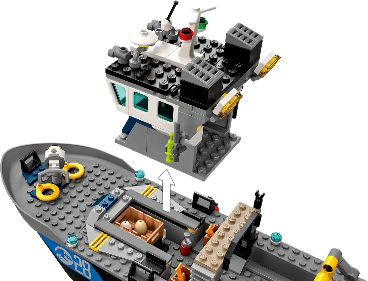 LEGO Jurassic World 76942 Baryonyx Dinosaur Boat Escape set, image 14