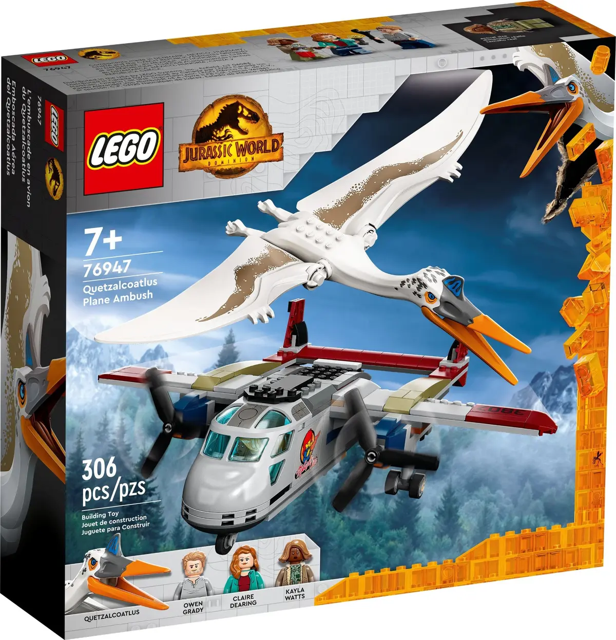 LEGO Jurassic World 76947 Quetzalcoatlus Plane Ambush set, image 2