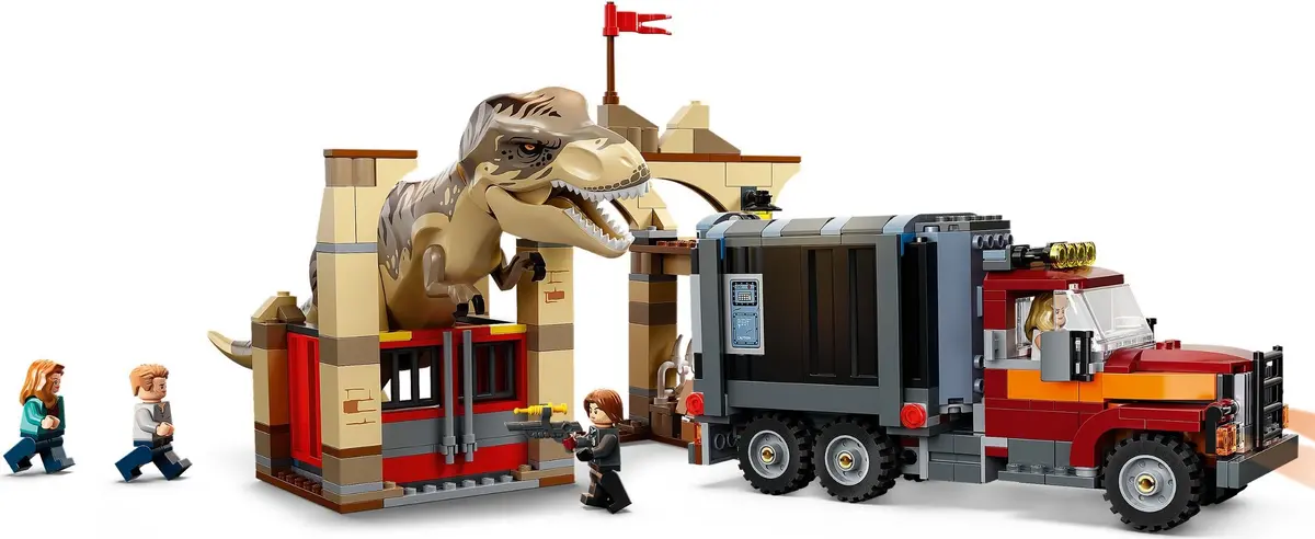 LEGO Jurassic World 76948 T. rex & Atrociraptor Dinosaur Breakout set, image 3