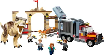 LEGO Jurassic World 76948 T. rex & Atrociraptor Dinosaur Breakout set