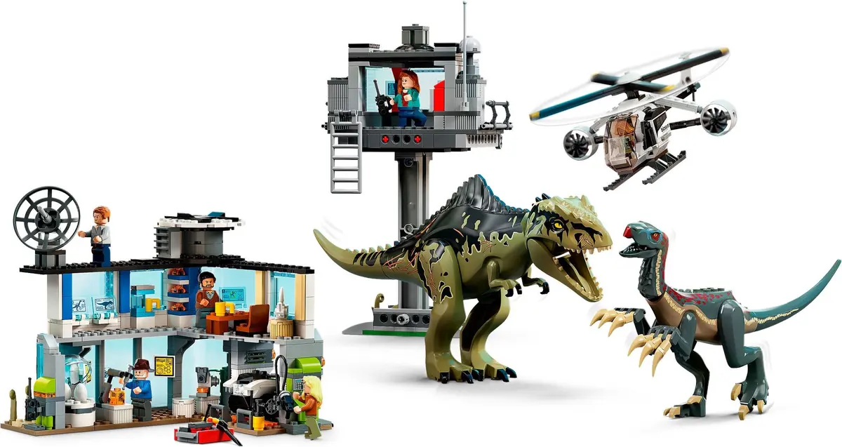 LEGO Jurassic World 76949 Giganotosaurus & Therizinosaurus Attack set, image 4