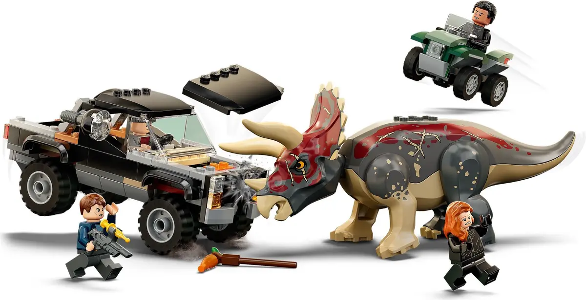 LEGO Jurassic World 76950 Triceratops Pickup Truck Ambush set, image 4