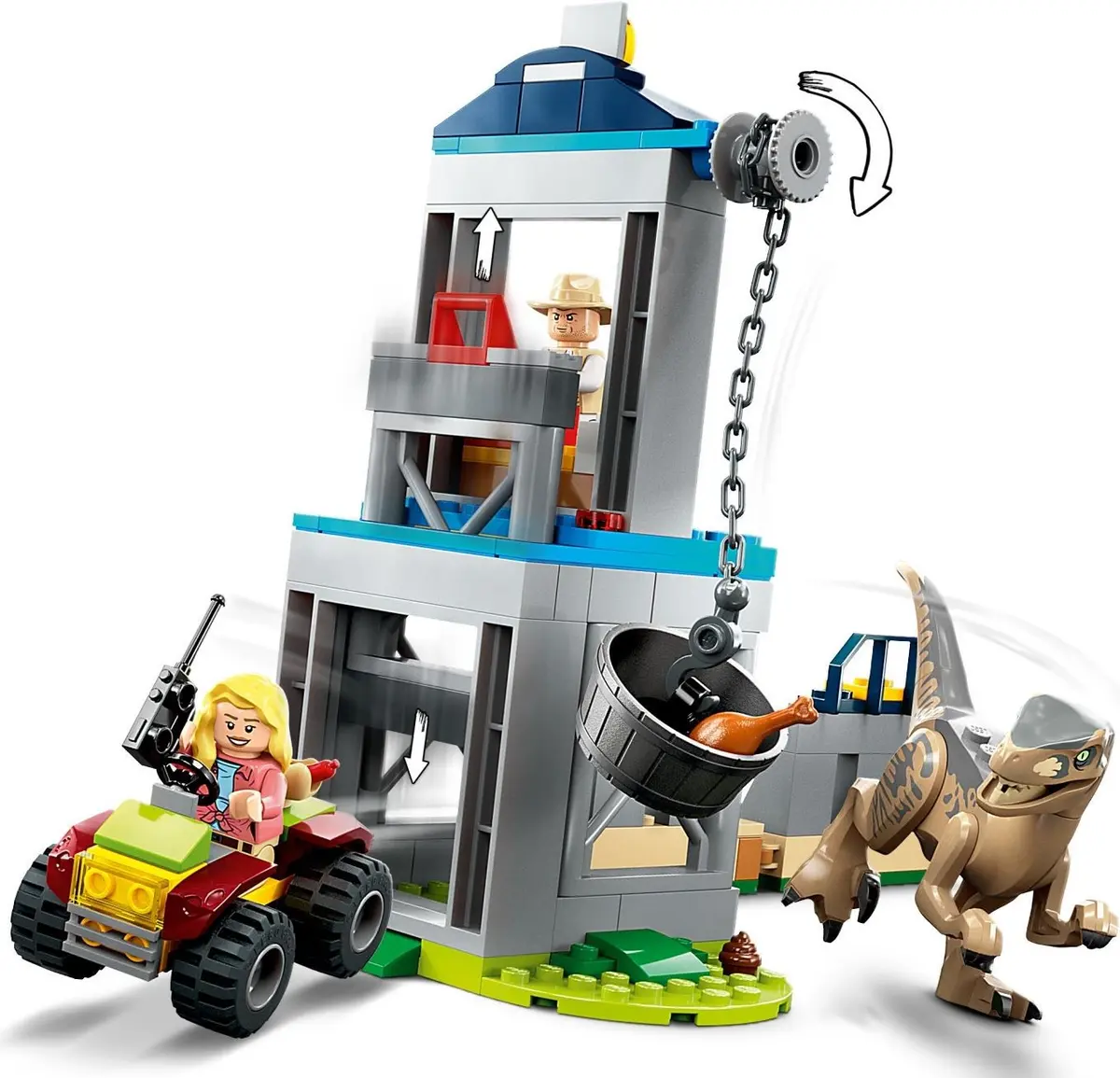 LEGO Jurassic World 76957 Velociraptor Escape set, image 4
