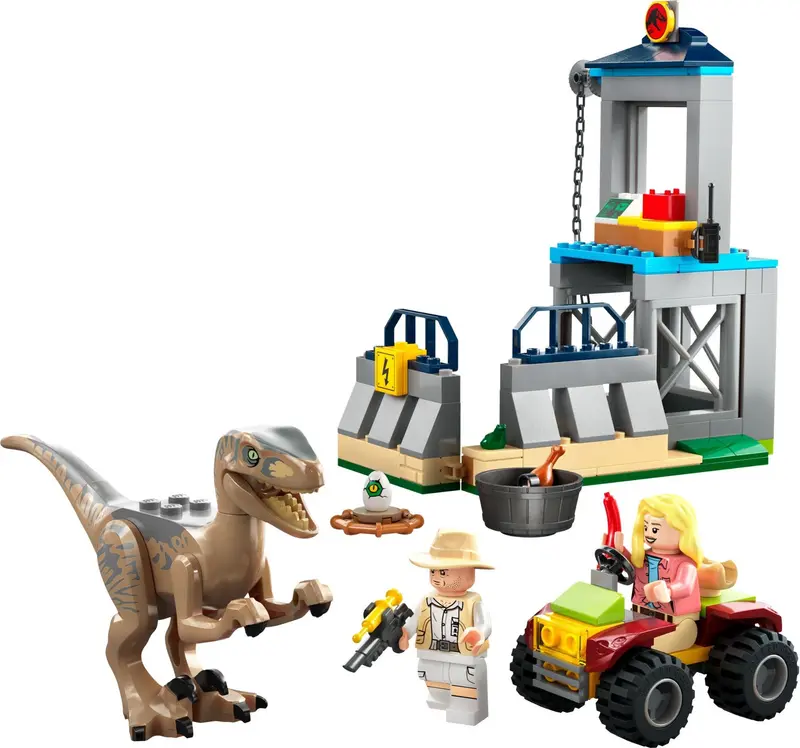 LEGO Jurassic World 76957 Velociraptor Escape set