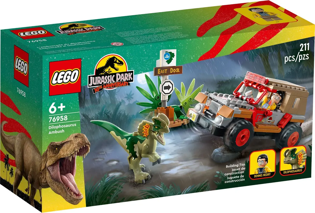 LEGO Jurassic World 76958 Dilophosaurus Ambush set, image 2