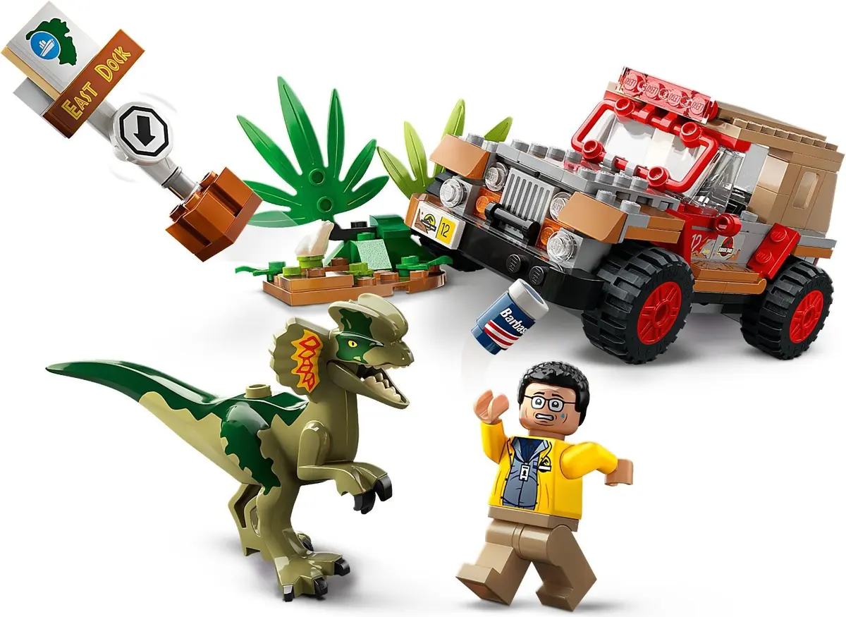 LEGO Jurassic World 76958 Dilophosaurus Ambush set, image 3