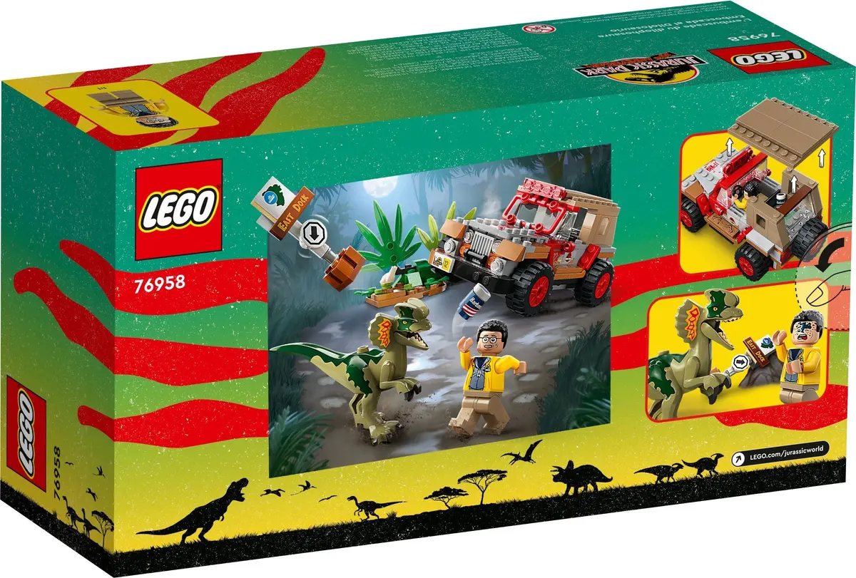 LEGO Jurassic World 76958 Dilophosaurus Ambush set, image 6