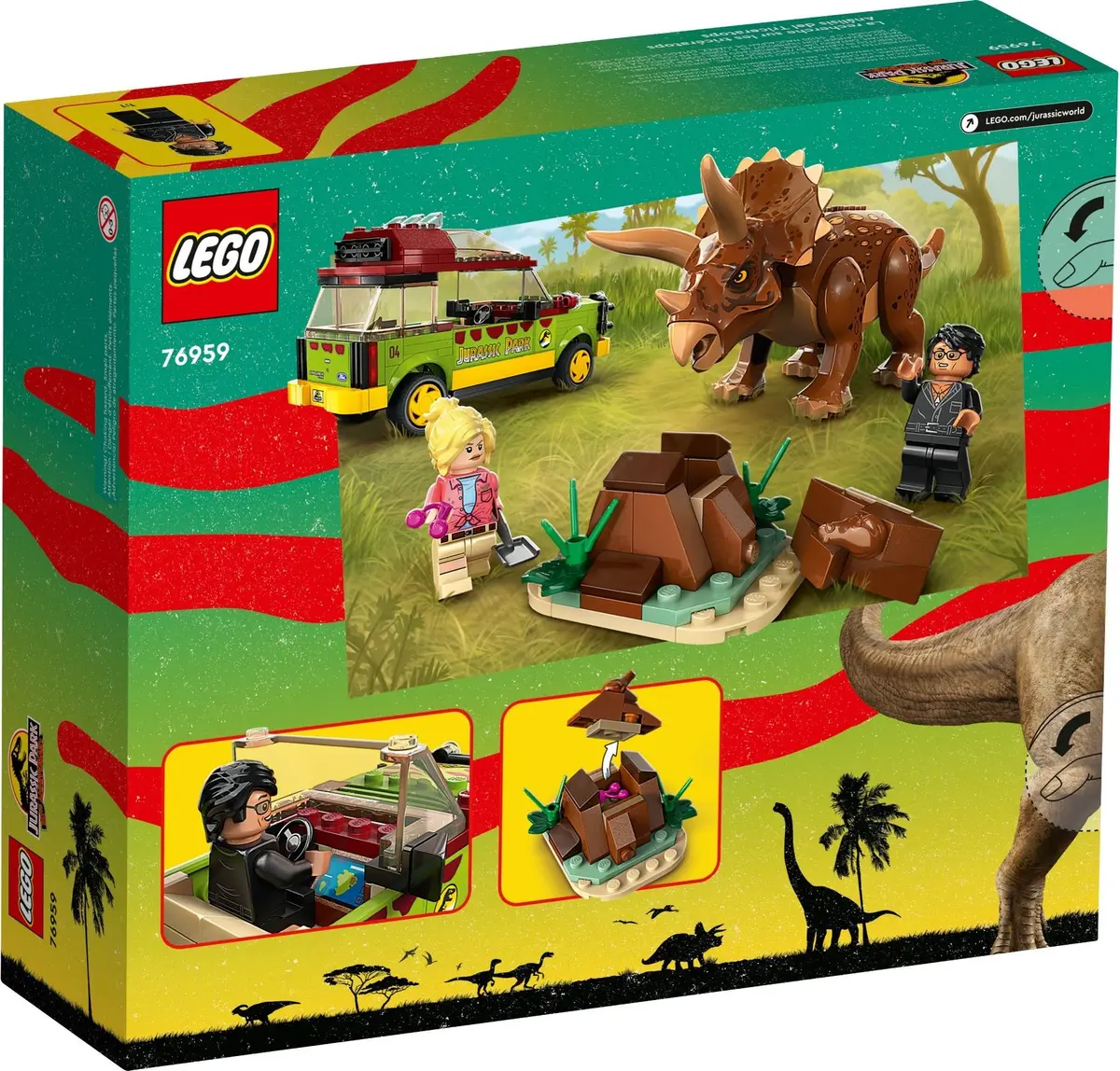 LEGO Jurassic World 76959 Triceratops Research set, image 6