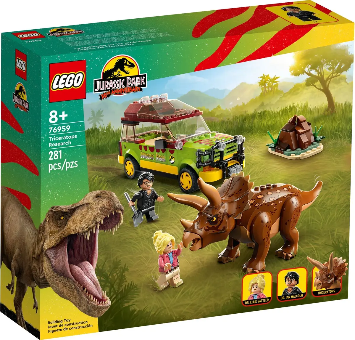 LEGO Jurassic World 76959 Triceratops Research set, image 2