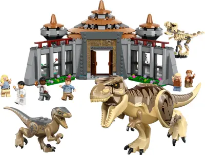 LEGO Jurassic World 76961 Visitor Centre: T. rex & Raptor Attack set