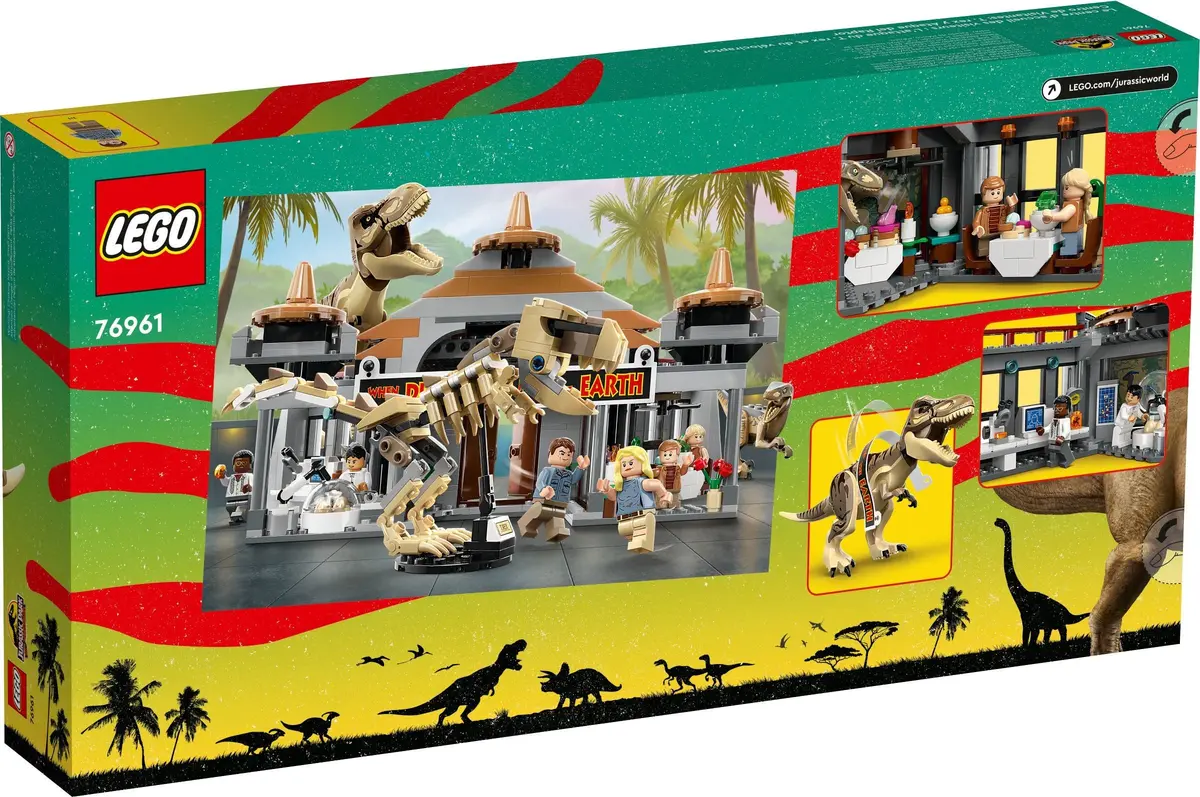 LEGO Jurassic World 76961 Visitor Centre: T. rex & Raptor Attack set, image 6