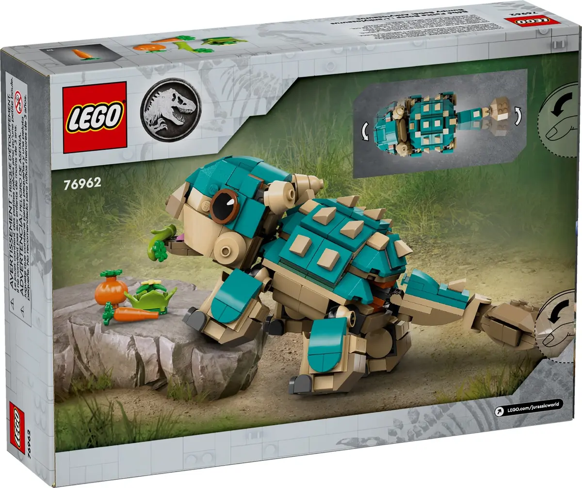LEGO Jurassic World 76962 Baby Bumpy: Ankylosaurus set, image 5