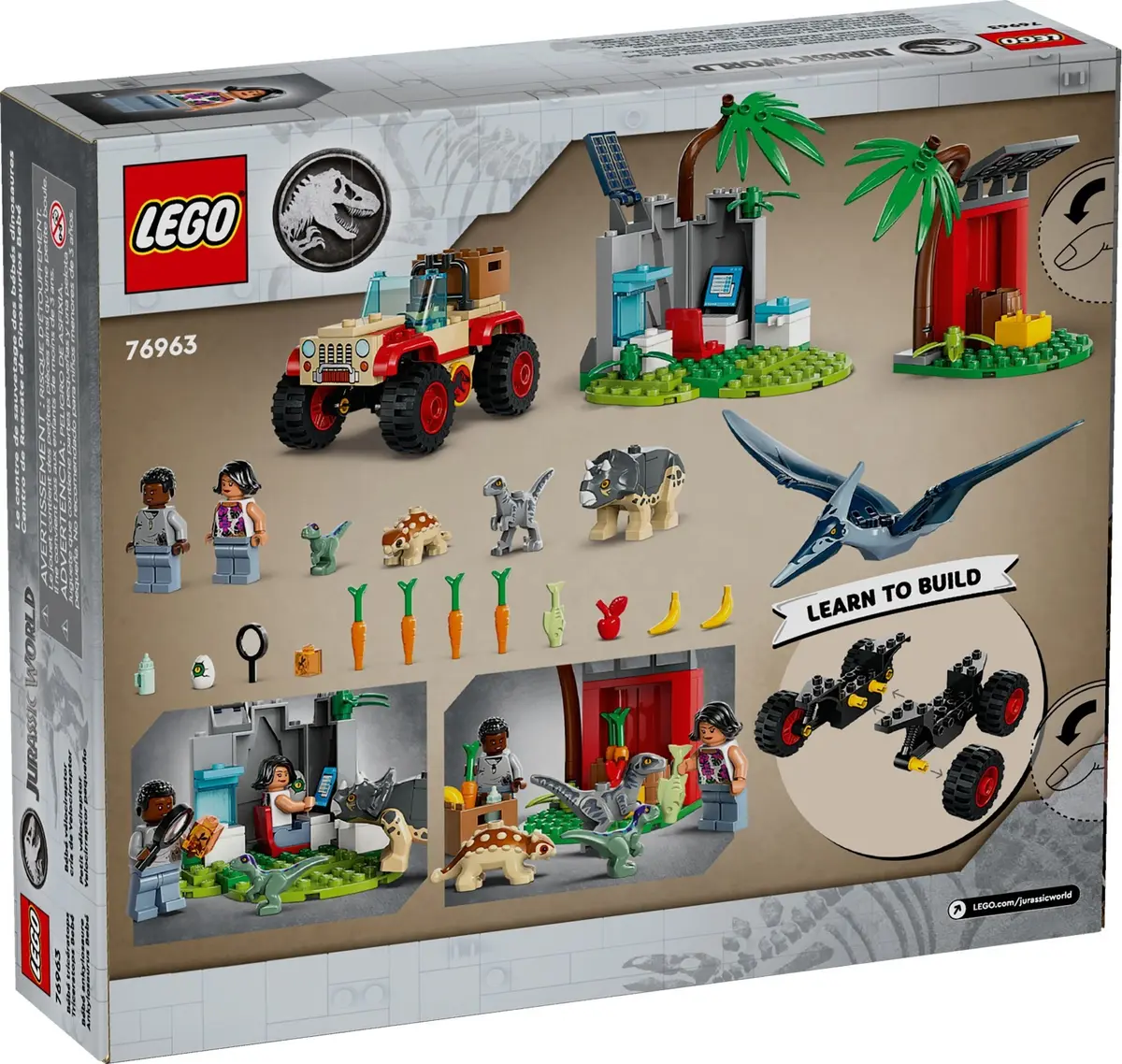 LEGO Jurassic World 76963 Baby Dinosaur Rescue Centre set, image 3