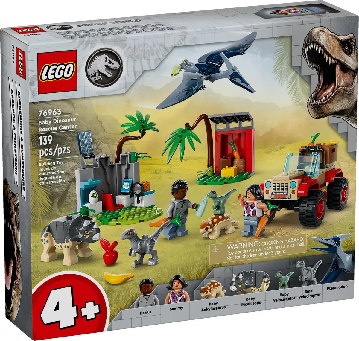 LEGO Jurassic World 76963 Baby Dinosaur Rescue Centre set, image 2