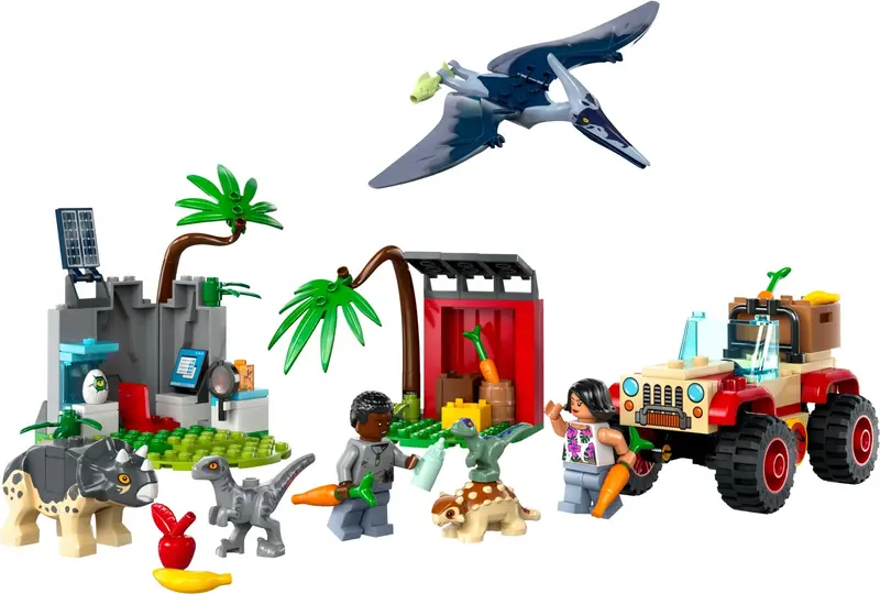 LEGO Jurassic World 76963 Baby Dinosaur Rescue Centre set