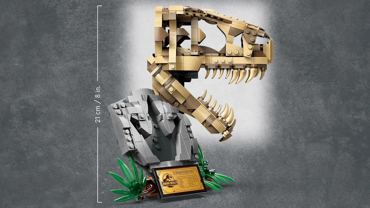 LEGO Jurassic World 76964 Dinosaur Fossils: T. rex Skull set, image 5