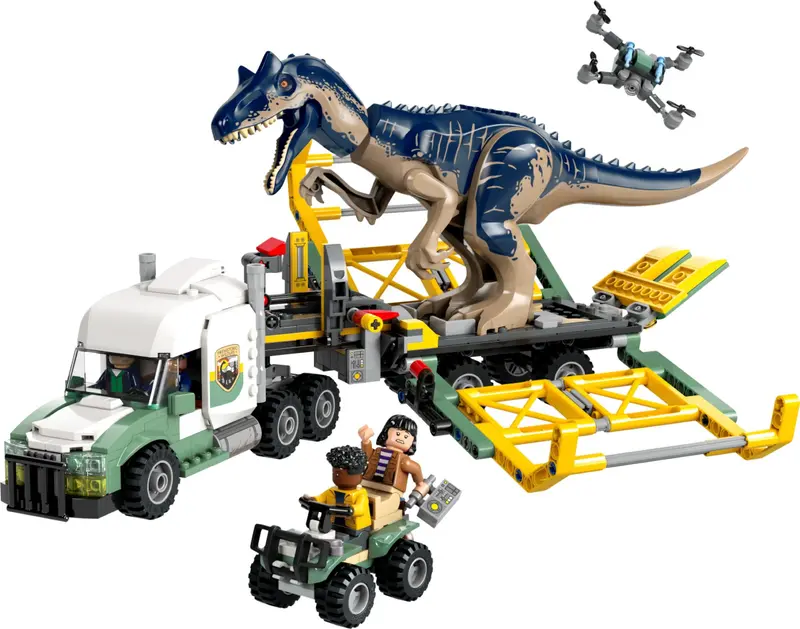 LEGO Jurassic World 76966 Dinosaur Missions: Allosaurus Transport Truck set