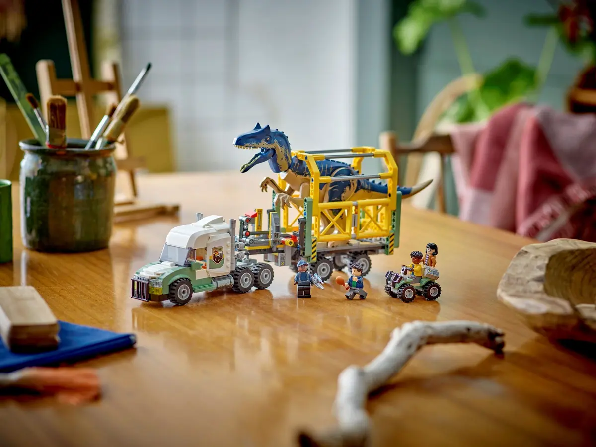 LEGO Jurassic World 76966 Dinosaur Missions: Allosaurus Transport Truck set, image 10