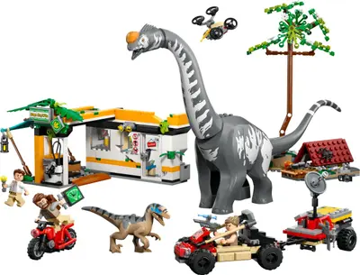 LEGO Jurassic World 76973 Raptor & Titanosaurus Tracking Mission set