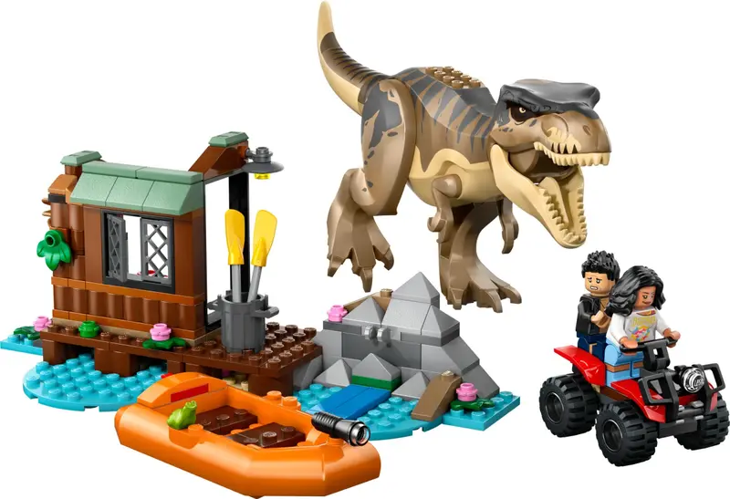LEGO Jurassic World 76975 T. rex River Escape set