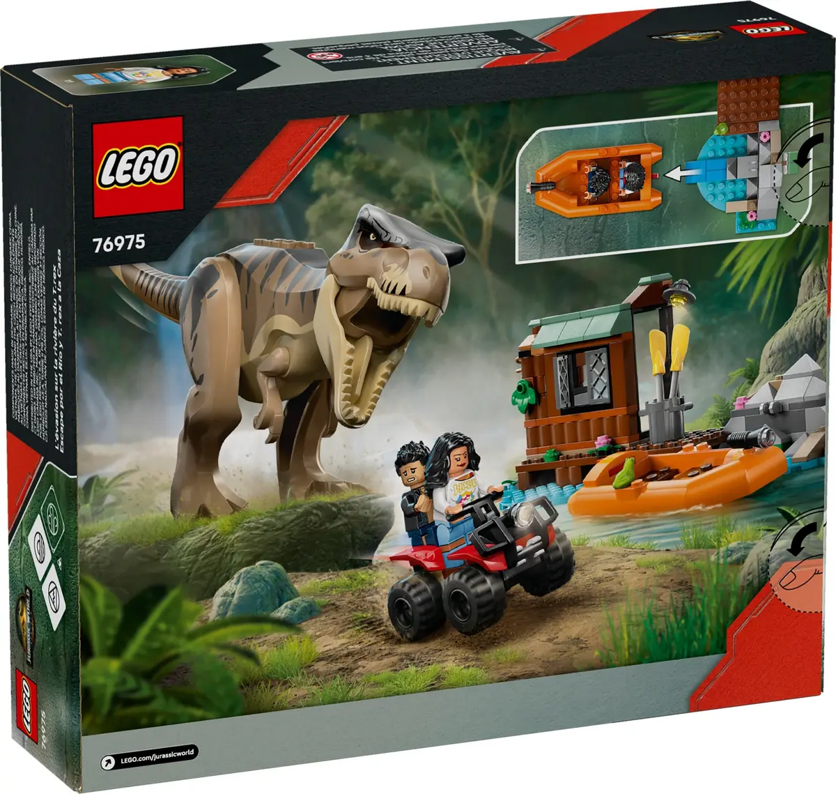 LEGO Jurassic World 76975 T. rex River Escape set, image 3