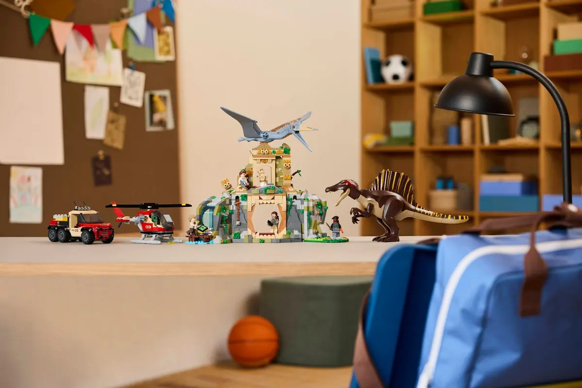 LEGO Jurassic World 76976 Spinosaurus & Quetzalcoatlus Air Mission set, image 6