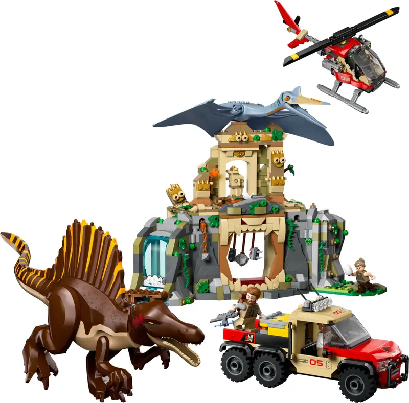LEGO Jurassic World 76976 Spinosaurus & Quetzalcoatlus Air Mission set