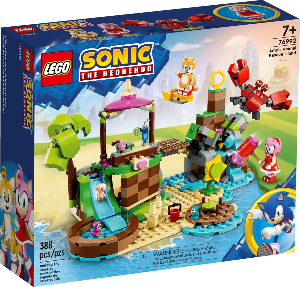 LEGO Sonic the Hedgehog 76992 Amy's Animal Rescue Island set, image 2