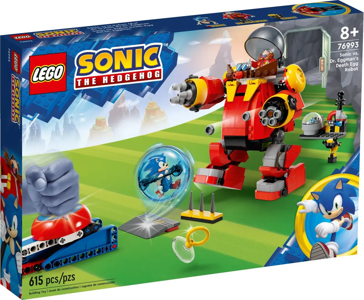 LEGO Sonic the Hedgehog 76993 Sonic vs. Dr. Eggman's Death Egg Robot set, image 2