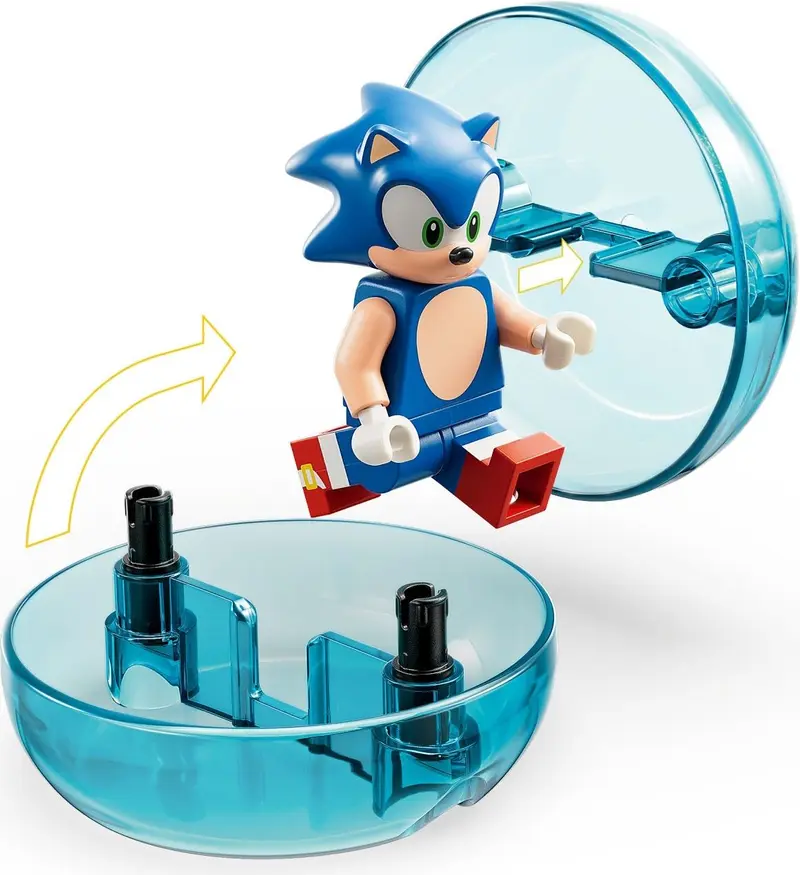 LEGO Sonic the Hedgehog 76993 Sonic vs. Dr. Eggman's Death Egg Robot set, image 6
